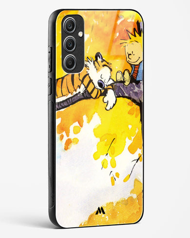 Calvin Hobbes Idyllic Life Glass Case Phone Cover (Samsung)