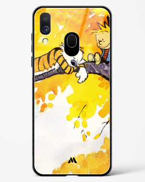 Calvin Hobbes Idyllic Life Glass Case Phone Cover (Samsung)