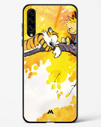 Calvin Hobbes Idyllic Life Glass Case Phone Cover-(Samsung)