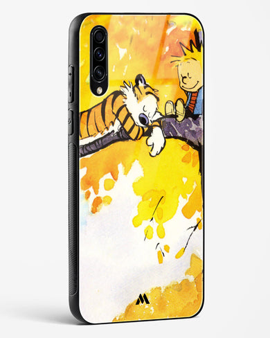 Calvin Hobbes Idyllic Life Glass Case Phone Cover-(Samsung)