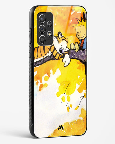 Calvin Hobbes Idyllic Life Glass Case Phone Cover-(Samsung)