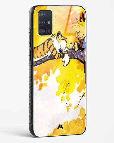 Calvin Hobbes Idyllic Life Glass Case Phone Cover-(Samsung)