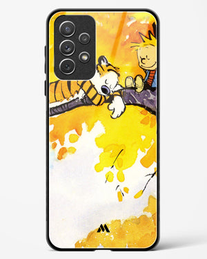 Calvin Hobbes Idyllic Life Glass Case Phone Cover (Samsung)