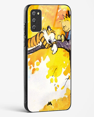 Calvin Hobbes Idyllic Life Glass Case Phone Cover-(Samsung)