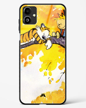 Calvin Hobbes Idyllic Life Glass Case Phone Cover-(Samsung)