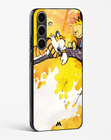 Calvin Hobbes Idyllic Life Glass Case Phone Cover-(Samsung)