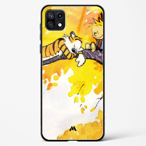 Calvin Hobbes Idyllic Life Glass Case Phone Cover (Samsung)