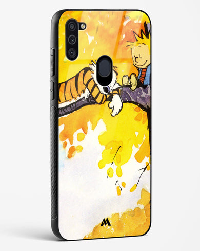 Calvin Hobbes Idyllic Life Glass Case Phone Cover-(Samsung)