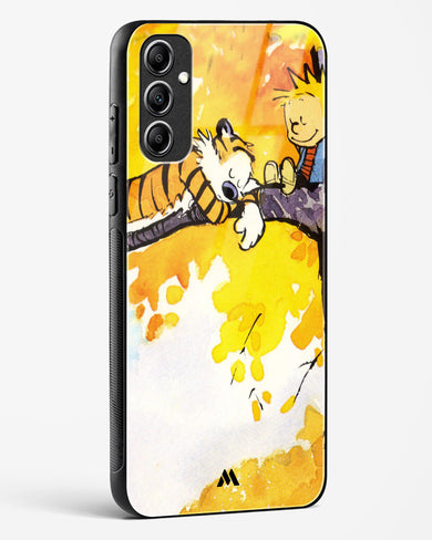 Calvin Hobbes Idyllic Life Glass Case Phone Cover-(Samsung)