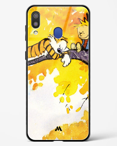 Calvin Hobbes Idyllic Life Glass Case Phone Cover-(Samsung)