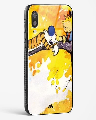 Calvin Hobbes Idyllic Life Glass Case Phone Cover-(Samsung)