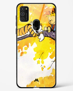 Calvin Hobbes Idyllic Life Glass Case Phone Cover-(Samsung)