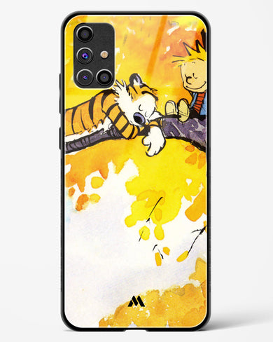 Calvin Hobbes Idyllic Life Glass Case Phone Cover-(Samsung)