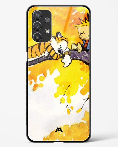 Calvin Hobbes Idyllic Life Glass Case Phone Cover (Samsung)