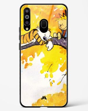 Calvin Hobbes Idyllic Life Glass Case Phone Cover-(Samsung)