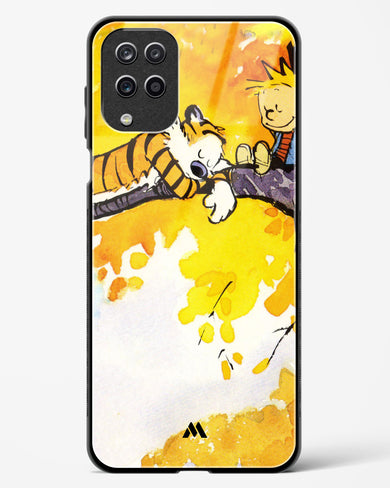 Calvin Hobbes Idyllic Life Glass Case Phone Cover-(Samsung)