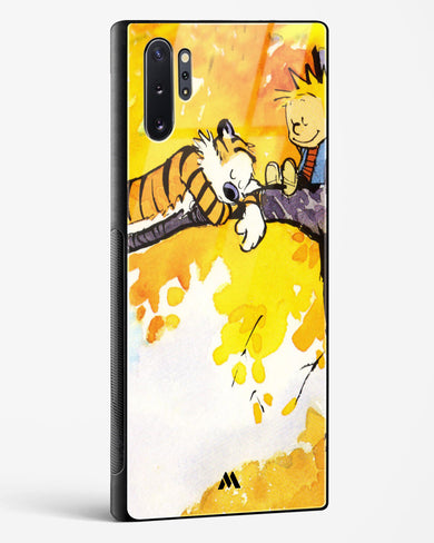 Calvin Hobbes Idyllic Life Glass Case Phone Cover-(Samsung)