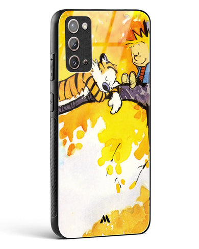 Calvin Hobbes Idyllic Life Glass Case Phone Cover-(Samsung)