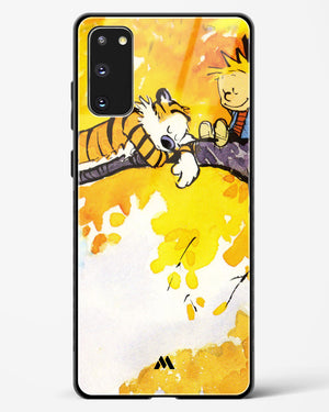 Calvin Hobbes Idyllic Life Glass Case Phone Cover-(Samsung)