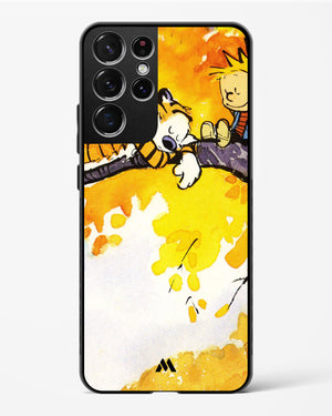 Calvin Hobbes Idyllic Life Glass Case Phone Cover (Samsung)