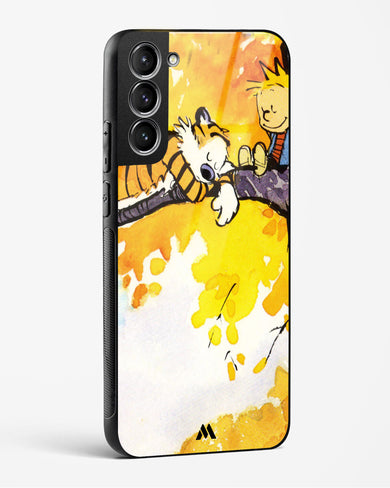 Calvin Hobbes Idyllic Life Glass Case Phone Cover-(Samsung)