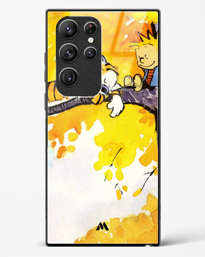 Calvin Hobbes Idyllic Life Glass Case Phone Cover (Samsung)