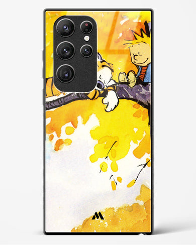 Calvin Hobbes Idyllic Life Glass Case Phone Cover-(Samsung)