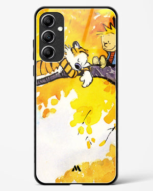 Calvin Hobbes Idyllic Life Glass Case Phone Cover-(Samsung)