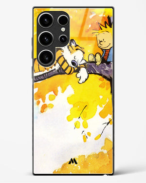 Calvin Hobbes Idyllic Life Glass Case Phone Cover (Samsung)