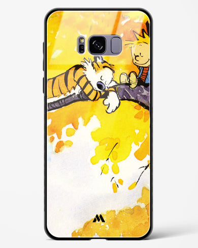Calvin Hobbes Idyllic Life Glass Case Phone Cover (Samsung)
