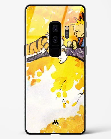 Calvin Hobbes Idyllic Life Glass Case Phone Cover-(Samsung)