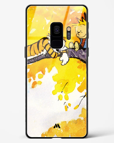 Calvin Hobbes Idyllic Life Glass Case Phone Cover-(Samsung)