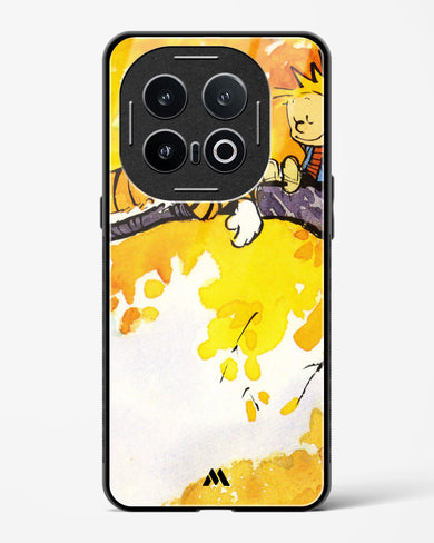Calvin Hobbes Idyllic Life Glass Case Phone Cover (Vivo)