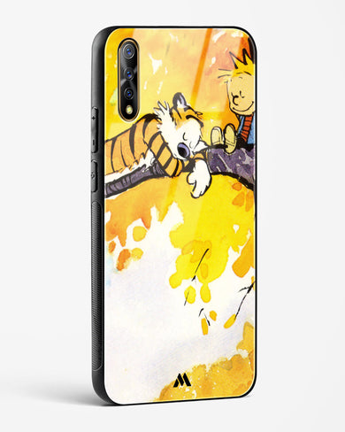 Calvin Hobbes Idyllic Life Glass Case Phone Cover (Vivo)