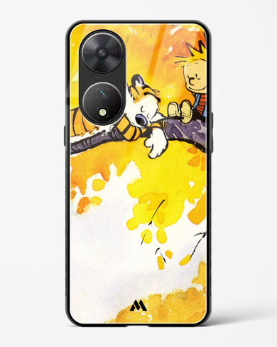 Calvin Hobbes Idyllic Life Glass Case Phone Cover-(Vivo)