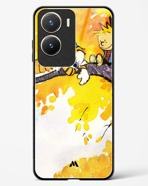 Calvin Hobbes Idyllic Life Glass Case Phone Cover (Vivo)