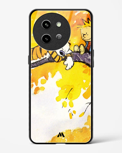 Calvin Hobbes Idyllic Life Glass Case Phone Cover (Vivo)