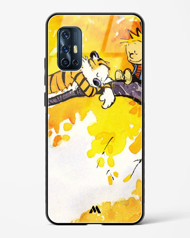 Calvin Hobbes Idyllic Life Glass Case Phone Cover-(Vivo)