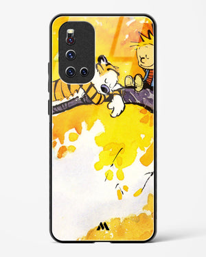 Calvin Hobbes Idyllic Life Glass Case Phone Cover (Vivo)