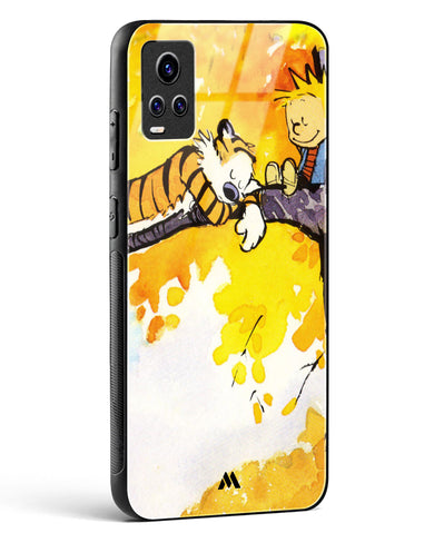 Calvin Hobbes Idyllic Life Glass Case Phone Cover (Vivo)