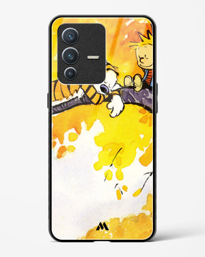 Calvin Hobbes Idyllic Life Glass Case Phone Cover (Vivo)