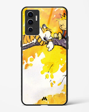 Calvin Hobbes Idyllic Life Glass Case Phone Cover-(Vivo)