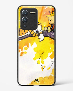 Calvin Hobbes Idyllic Life Glass Case Phone Cover-(Vivo)