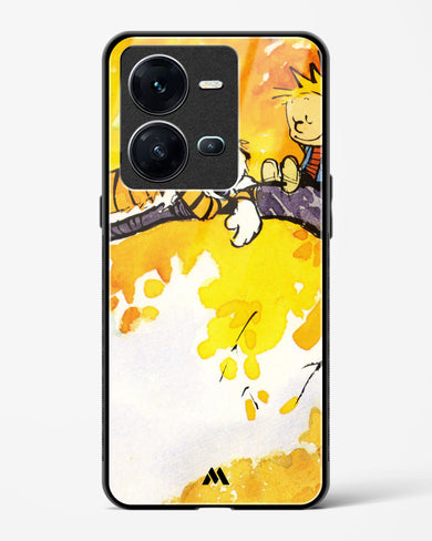 Calvin Hobbes Idyllic Life Glass Case Phone Cover (Vivo)