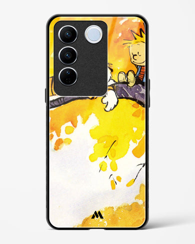 Calvin Hobbes Idyllic Life Glass Case Phone Cover-(Vivo)