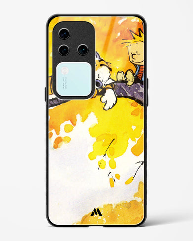 Calvin Hobbes Idyllic Life Glass Case Phone Cover (Vivo)