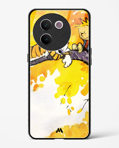 Calvin Hobbes Idyllic Life Glass Case Phone Cover (Vivo)