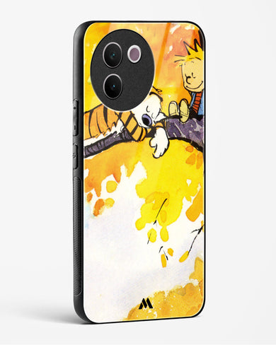 Calvin Hobbes Idyllic Life Glass Case Phone Cover (Vivo)