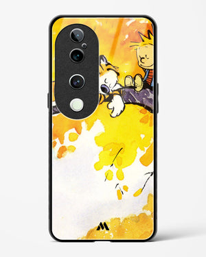 Calvin Hobbes Idyllic Life Glass Case Phone Cover (Vivo)