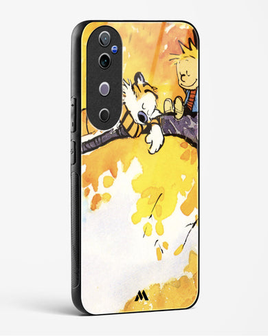 Calvin Hobbes Idyllic Life Glass Case Phone Cover (Vivo)